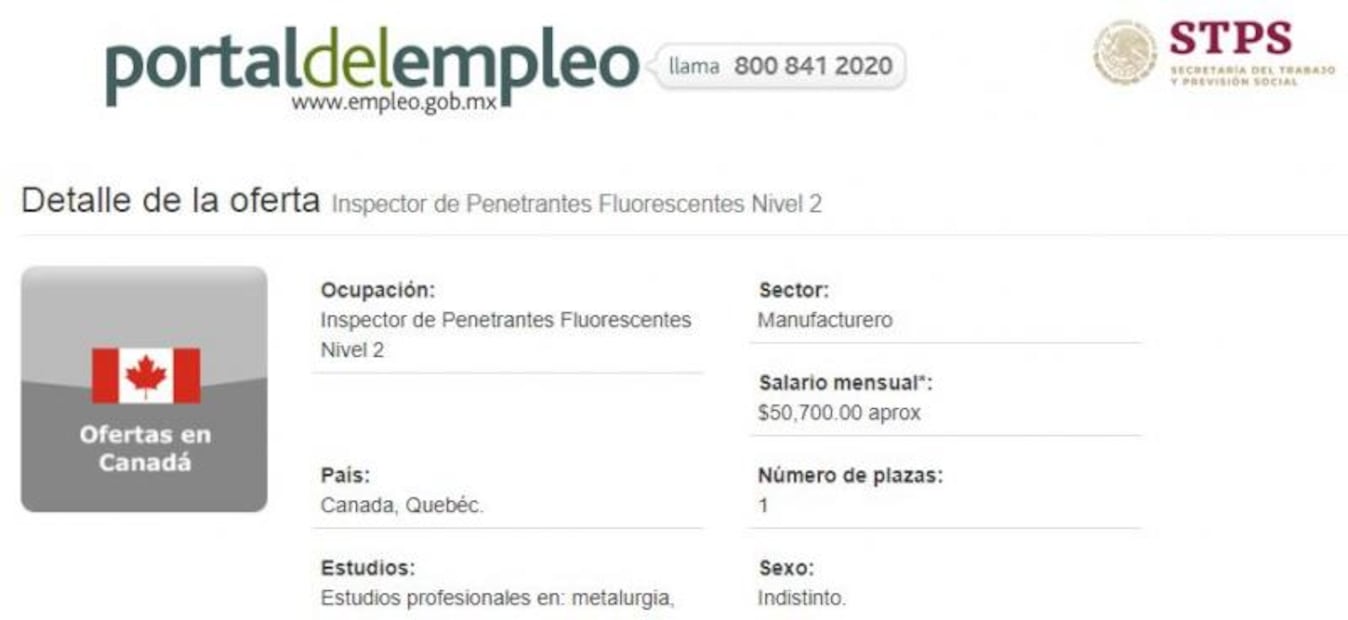 Canadá busca especialista mexicano en metalurgia; paga $50,700