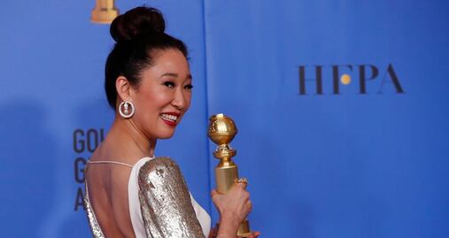 Con Globo de Oro, la actriz Sandra Oh supera éxito de Cristina Yang 