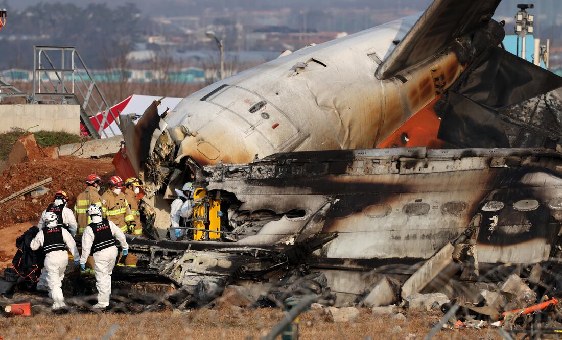 Grabadora de avión surcoreano dejó de funcionar antes de estrellarse. Foto: EFE