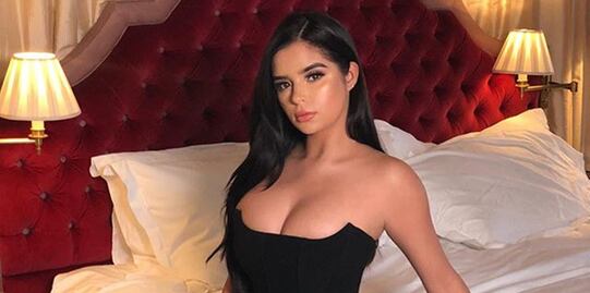 Demi Rose delinea sus curvas con vestido de red en Los Ángeles
