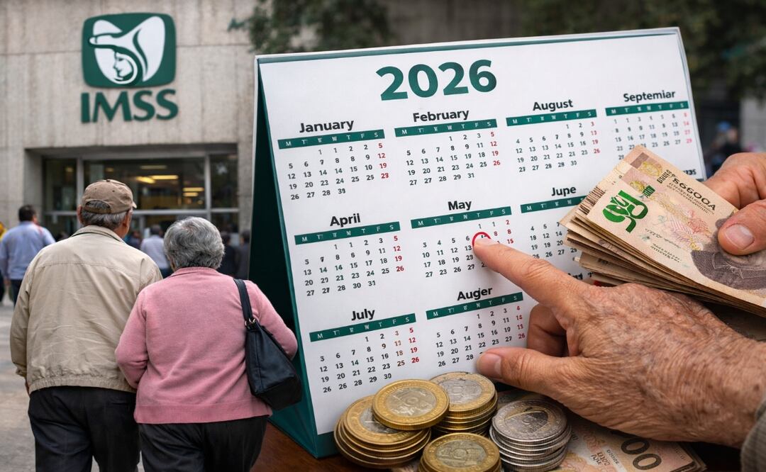 Pensión IMSS 2026 ¿Cuándo depositan el primer pago a adultos mayores Calendario con fechas exactas y monto. Foto: Especial