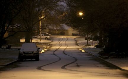 Tormenta de nieve golpea a Texas, Oklahoma y Arkansas