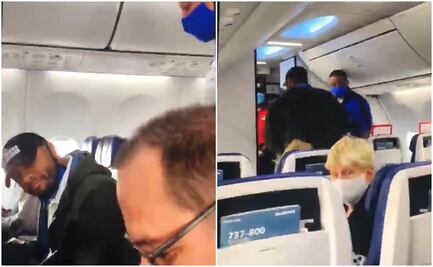 Sacan a partidario de Trump de avión por quitarse el cubrebocas para comer