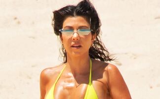 Kourtney Kardashian y el bikini 'imposible' que lució en México