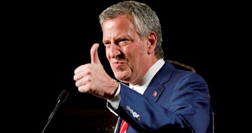 Alcalde de NY, De Blasio, buscará candidatura para elección presidencial