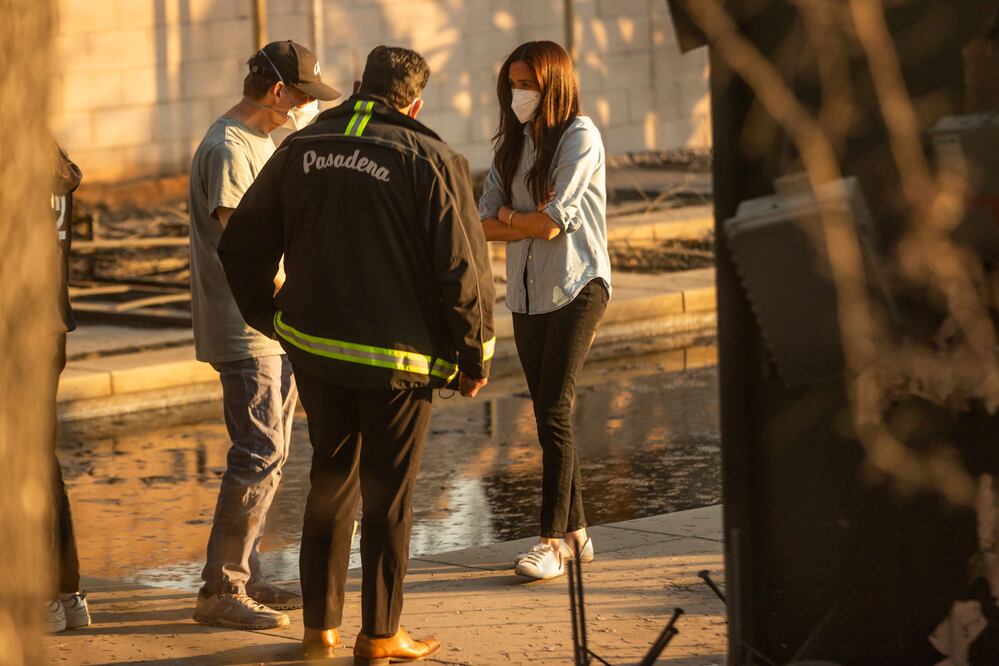 Netflix retrasa el estreno del documental de Meghan Markle por los incendios en Los Ángeles. (Foto AP/Ethan Swope)