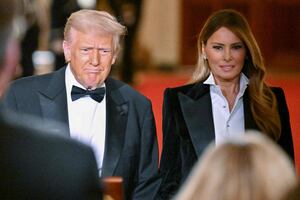 Trump y Melania llegan a Roma para asistir al funeral del papa Francisco