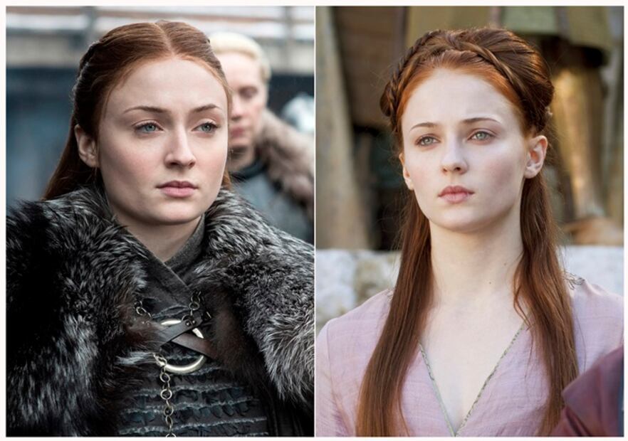 Antes y después: así cambiaron los personajes de 'Game of Thrones' en ocho temporadas