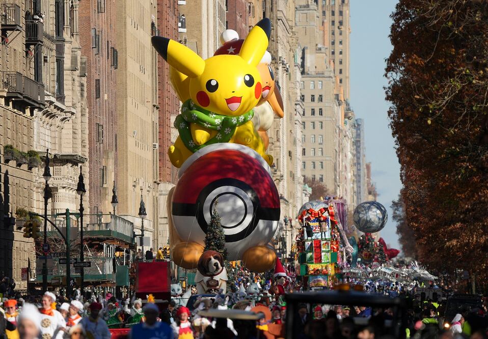 Macy's Thanksgiving Day. (AP Photo/Jeenah Moon)