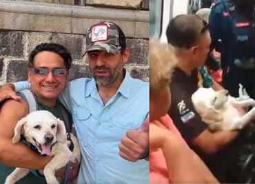 Esto se sabe de Walter y el perro Budi, tras ser desalojados del metro de la CDMX