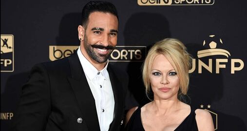 Pamela Anderson asegura que el futbolista Adil Rami le fue infiel
