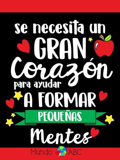Día del Maestro. FOTO: Pinterest / Nan Mor