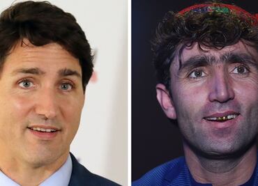 Cantante afgano, ¿el doble de Justin Trudeau?