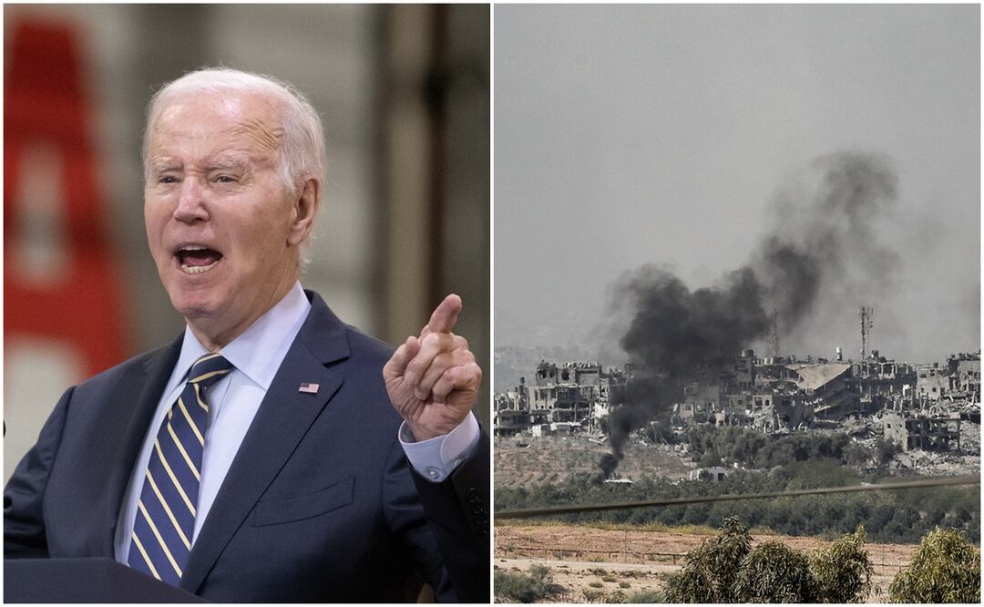 Joe Biden pide una "pausa" en la ofensiva de Israel en Gaza. Foto: EFE