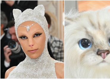 La conmovedora razón por la que Jared Leto y Doja Cat acudieron a la Met Gala vestidos de gato