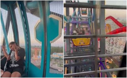 Video. Turistas quedan atrapados en rueda de la fortuna en Disneyland