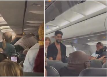 Pasajero termina con ojo morado tras pelea en vuelo a Miami: “Si me desafías, te mataré”