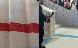 ¡Toda una fashionista! Se vuelve viral cucaracha que desfiló en la Met Gala 2023