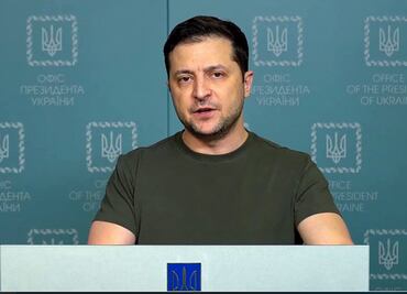 Zelenski anuncia que Rusia inició "la gran batalla" por el Donbás