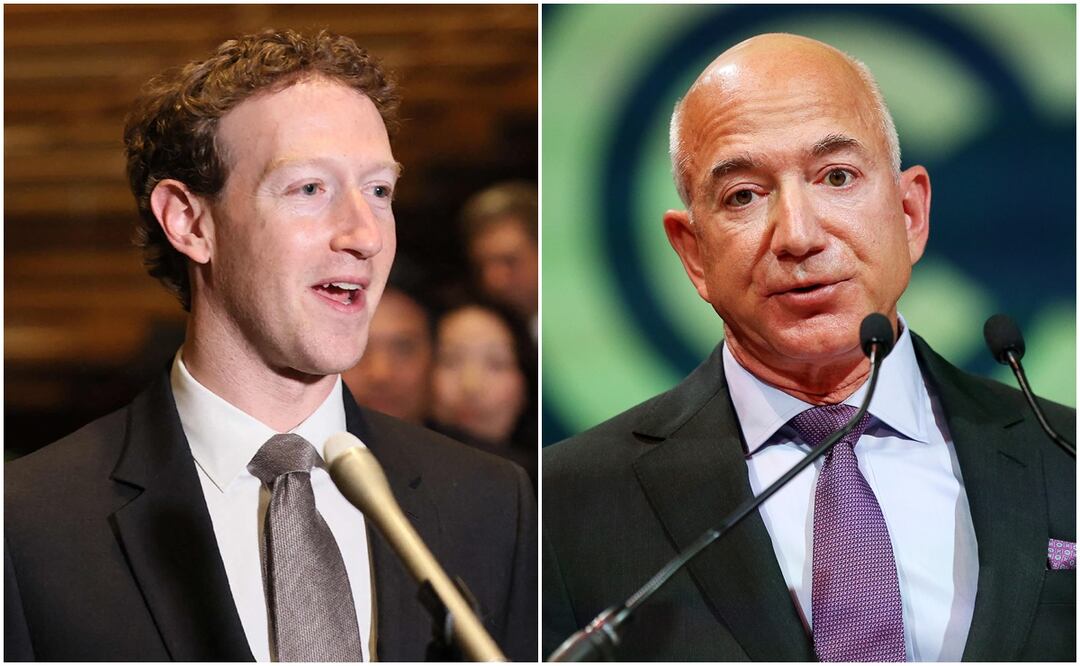 ¿Crisis financiera? Empresarios como Mark Zuckerberg y Jeff Bezos venden miles de millones de acciones. Foto: AFP/EFE