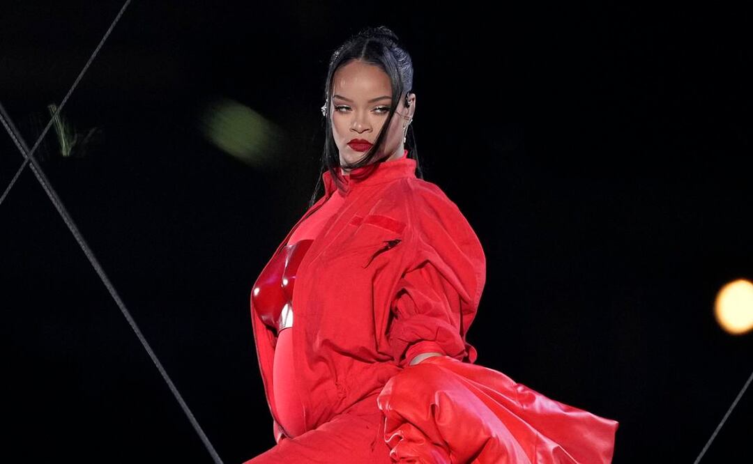 Rihanna en el Super Bowl 2023 Foto: AP