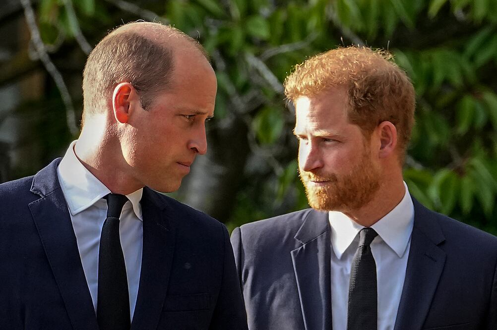 Príncipe Harry se reunió solo 30 minutos con su padre el rey Carlos; el príncipe William no lo recibió (AP Photo/Martin Meissner, File)