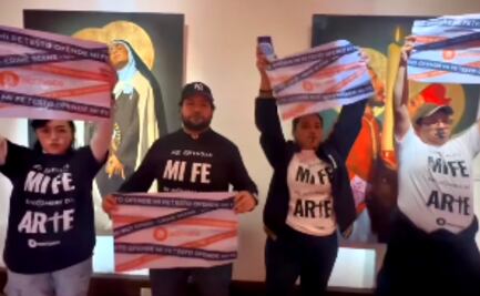 Católicos protestan por polémica exposición ‘La Venida del Señor’ de la UNAM. ¿Se burla de la iglesia católica?