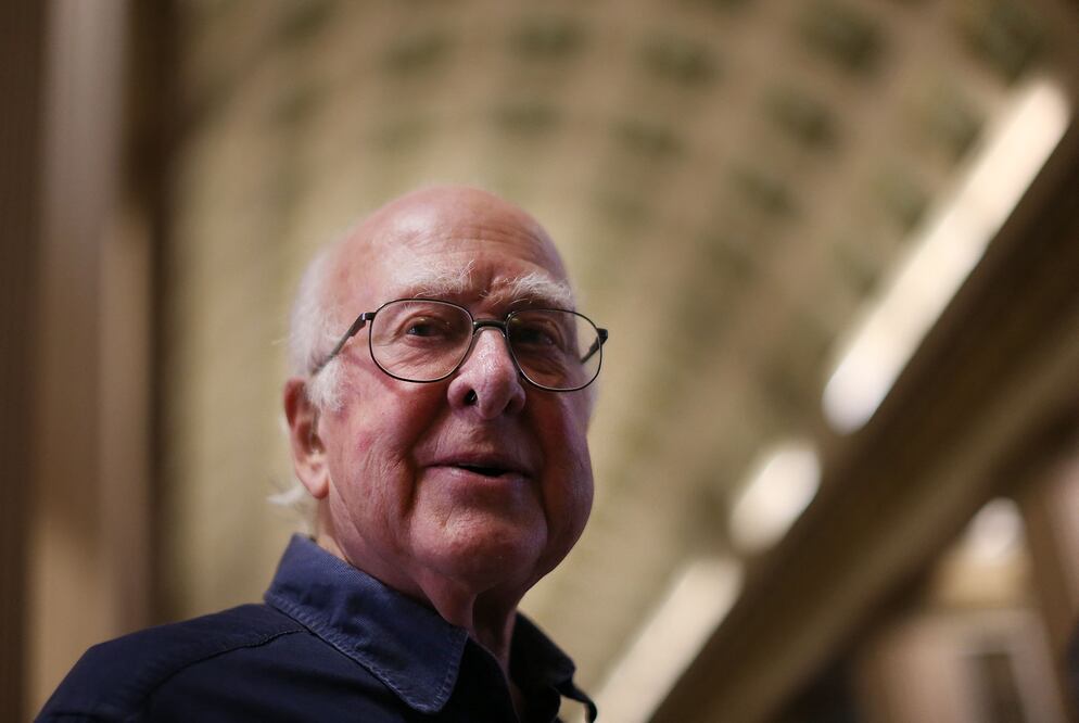 Fallece el británico Peter Higgs, descubridor del 'bosón de Higgs'. Foto: AFP / Ian Macnicol