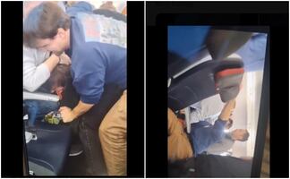 Pasajero intenta abrir puerta en pleno vuelo de American Airlines a Chicago. VIDEO