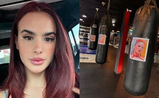 Foto de Gala Montes en sacos de pelea de escuela de boxeo enciende las redes tras polémica con Adrián Marcelo