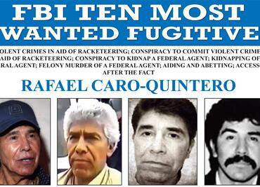 México extradita a EU al capo Caro Quintero, a dos líderes de Los Zetas y otros 26 presos