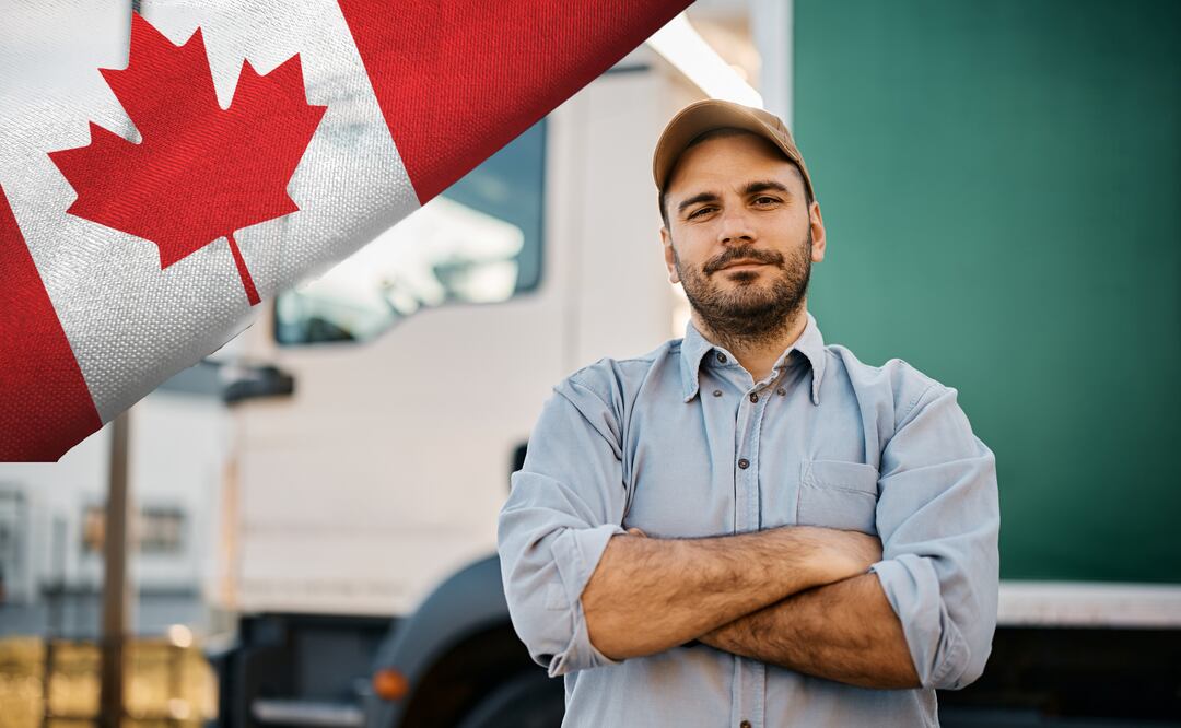 El trabajo en Canadá como camionero es de tiempo completo. Foto: iStock