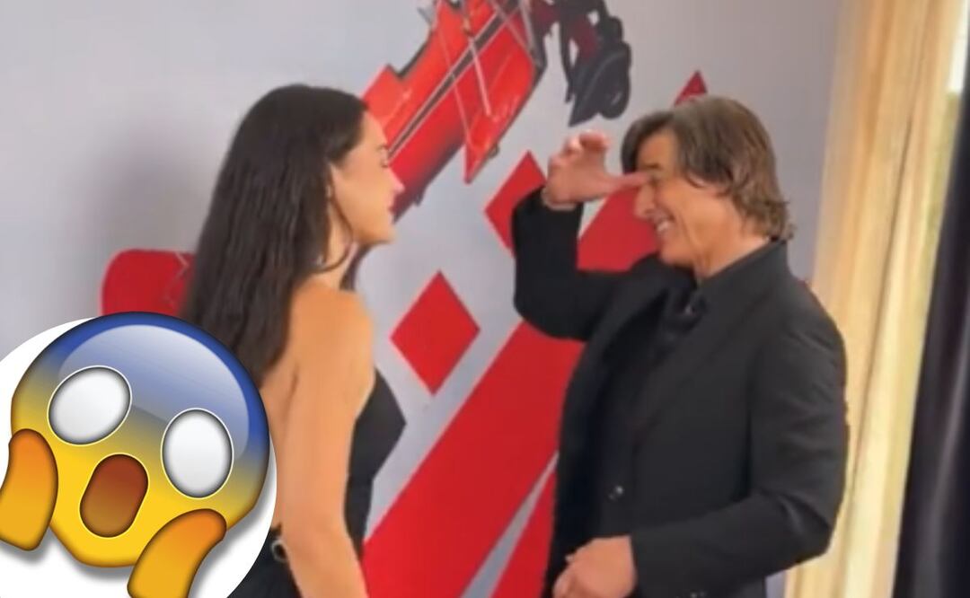 ¿Tom Cruise nervioso? Influencer 'encanta' al actor de Misión Imposible | Foto: Tiktok Ángela Mármol @amarmolmc