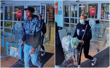 Pareja roba más de 6 mil dólares en mercancía de Walmart al engañar a cajero