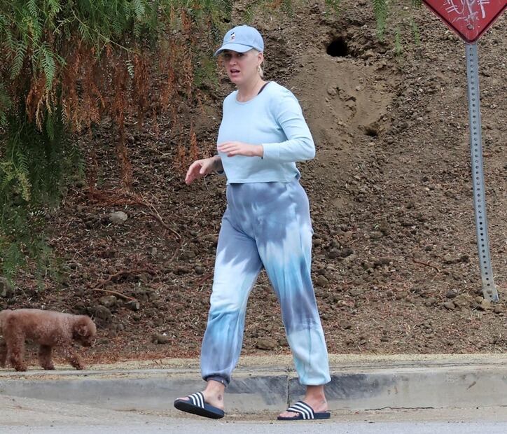 Captan a Katy Perry en paseo por Los Ángeles tras dar a luz