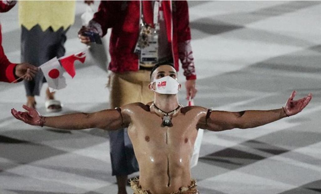 Juegos Olímpicos. Pita, de Tonga, y su espectacular pectoral “aceitoso”