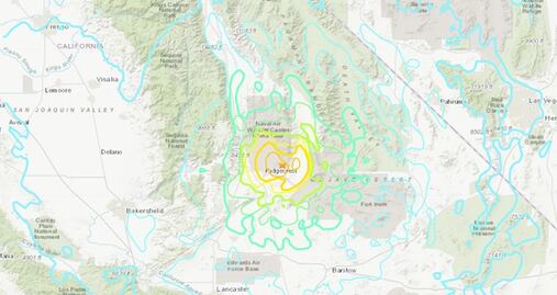 Videos. Así se percibió el sismo de magnitud 6.4 en California 