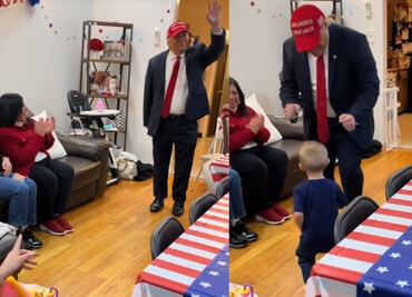 Niño celebra su cumpleaños con fiesta temática de Donald Trump: “Cumplimos su sueño”, dicen padres