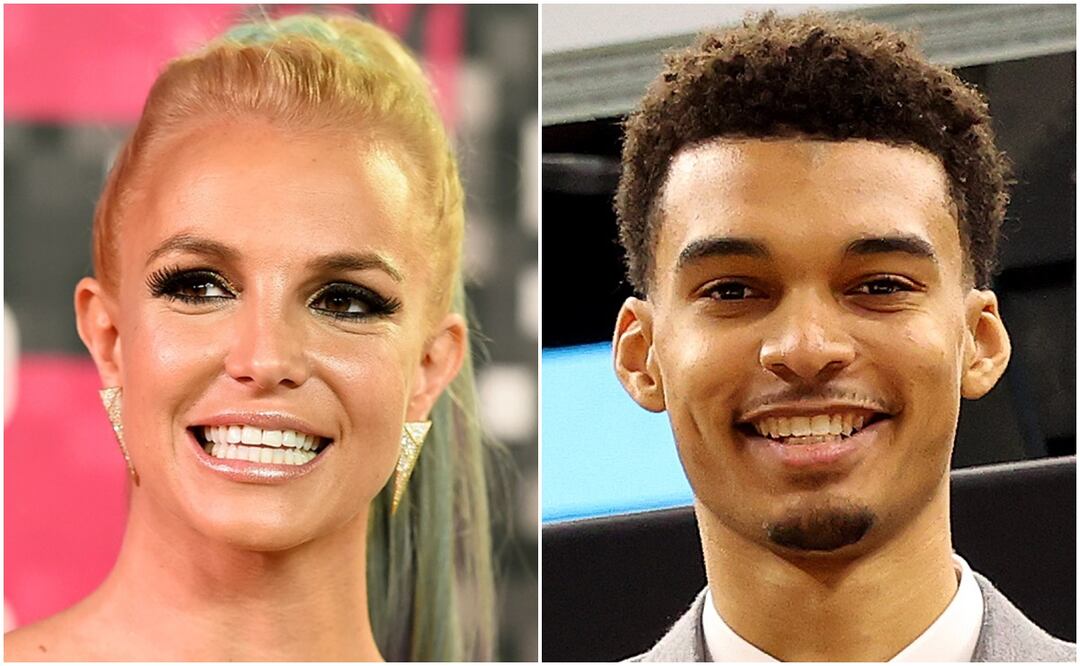 ¡Escándalo! Cachetean a Britney Spears por quererse tomar foto con Victor Wembanyama. Foto: AP/EFE