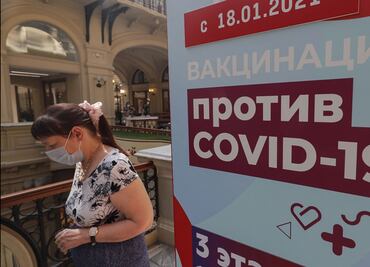 Vacuna Sputnik es 2.6 veces menos eficaz contra variante Delta