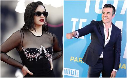 Rosalía y Adrián Uribe hacen el “bizcochito” en gala de los Grammy