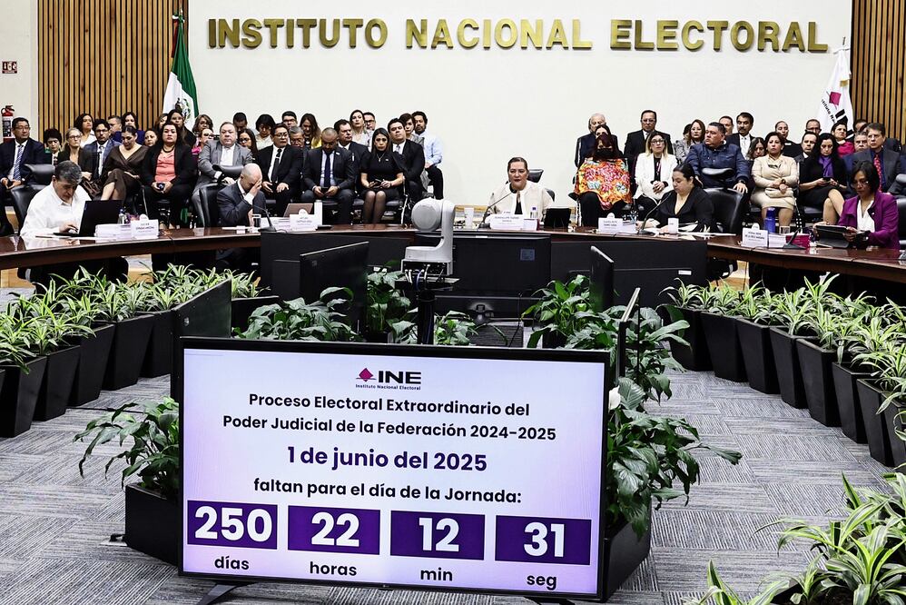 México empezará a elegir jueces y magistrados a partir del 1 de junio 2025. Foto: EFE
