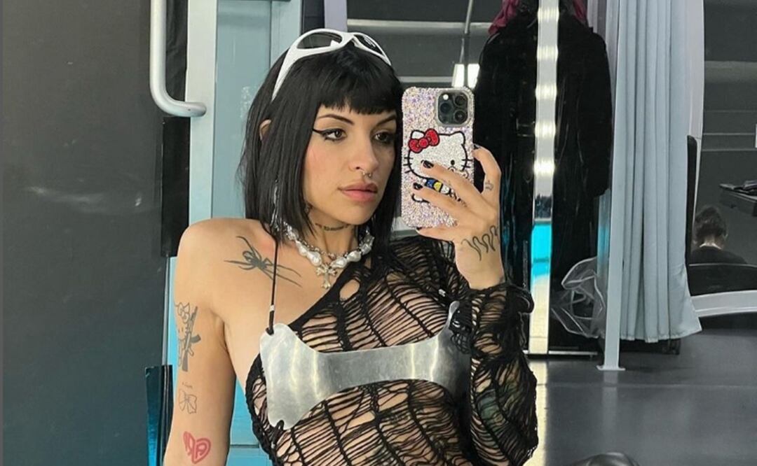 El vestidazo braless con el que Cazzu arrasó en el concierto de Cindy Cats. Foto: Instagram