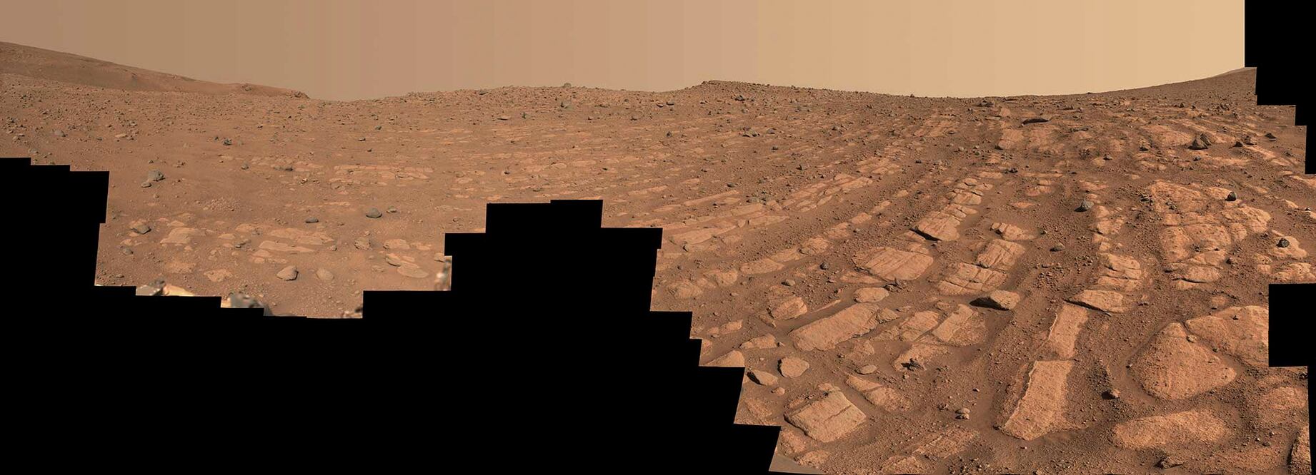 El rover Perseverance halló en Marte evidencias en las rocas de lo que pudo haber sido un río más caudaloso, profundo y rápido de lo que los científicos habían visto hasta ahora en el planeta. EFE/ NASA / JPL-caltech / ASU / MSSS