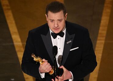 Al borde de las lágrimas, Brendan Fraser sella su regreso a Hollywood con el Óscar