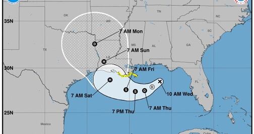 “Barry”, el primer huracán de la temporada, tocaría tierra el viernes