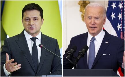 "Debemos frenar al agresor cuanto antes", le dice Zelenskyy a Biden