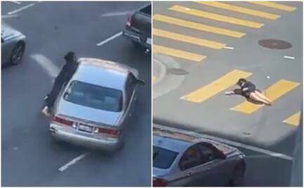 Video. Roban y arrastran por la calle a mujer asiática en California