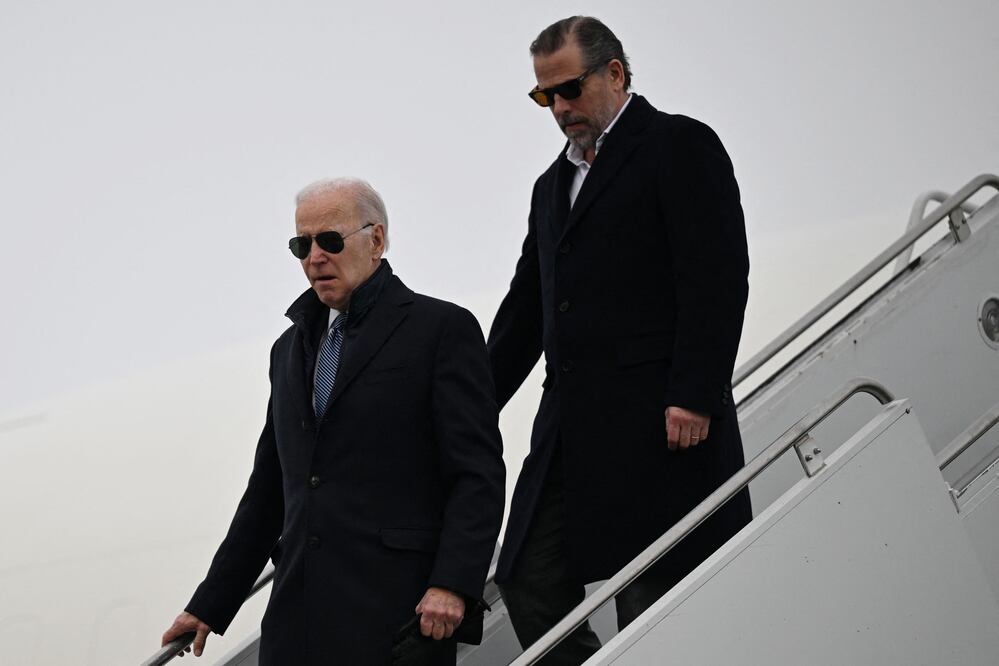 Hunter Biden: "Están intentando matarme". (Photo by ANDREW CABALLERO-REYNOLDS / AFP)