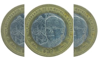 La moneda conmemorativa de la Batalla de Puebla que cuesta más de $2 millones de pesos. ¿La tienes?